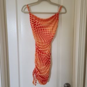 Oh Polly - Orange Bodycon Dress